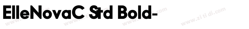 ElleNovaC Std Bold字体转换 ElleNovaC Std Bold字体转换
